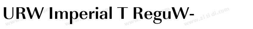 URW Imperial T ReguW字体转换 URW Imperial T ReguW字体转换